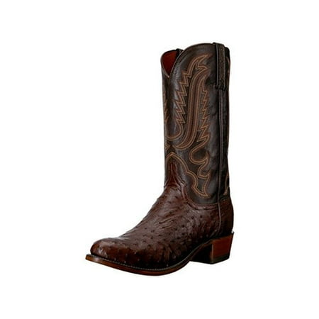 Lucchese Bootmaker Men's Luke Western Boot, Sienna/Chocolate, Size (Best Price On Lucchese Boots)