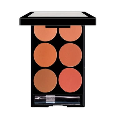 6 Colors Blush Contouring Palette- Makeup Highlighter Matte Eyeshadow Palette _κ L6M6