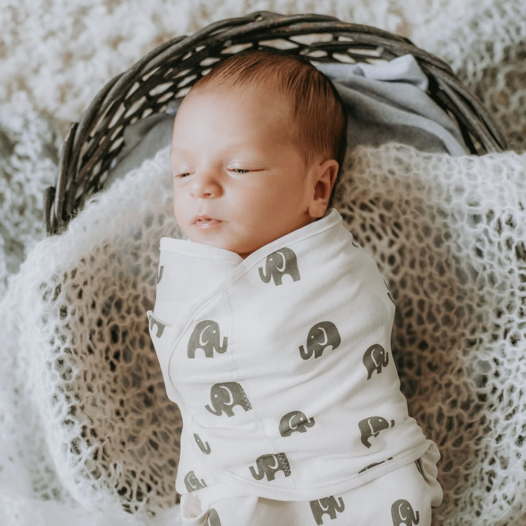  3 Pack Baby Swaddle 0-3 Months - Infant Adjustable