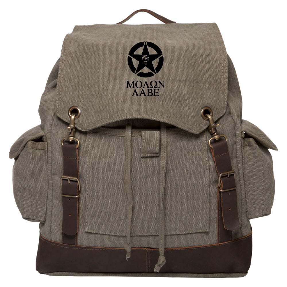 Come And Take Molon Labe Drawstring Backpack Bag Gym Sack Sport Sack Backpack