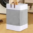 thumbnail image 3 of XGFHYJEH Collapsible Laundry Basket with Handles, Clothes Hamper for Baby Kids Nursery, Freestanding Foldable Laundry Bag, Decorative Storage Container, Folding Big Washing Bin, 3 of 5