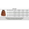 thumbnail image 5 of Vedolay Womens Long Sleeve Shirt Women Casual Button V Neck Hoodies Oversized Pullover Sweatshirt with Pockets,Coffee XXL, 5 of 5