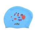 thumbnail image 3 of Gorro de natación de pelo largo para mujer, extragrande, de goma, silicona, impermeable, para niñas, para piscina, equipo de buceo, 3 of 3