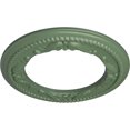 thumbnail image 3 of Ekena Millwork 12 1/4"OD x 7 1/2"ID x 7/8"P Roped Medway Ceiling Medallion (Fits Canopies up to 7 1/2"), Hand-Painted Athenian Green, 3 of 6