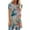 Multicolor, variant on IROINNID Summer Comfy Tops For Women Summer Printed Round-Neck Short Sleeve Tops Blouse Spring
