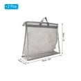 thumbnail image 2 of Uxcell Handbag Dust Bags, XXL Size Dustproof Transparent Purse Protector, Light Gray 2 Pack, 2 of 5