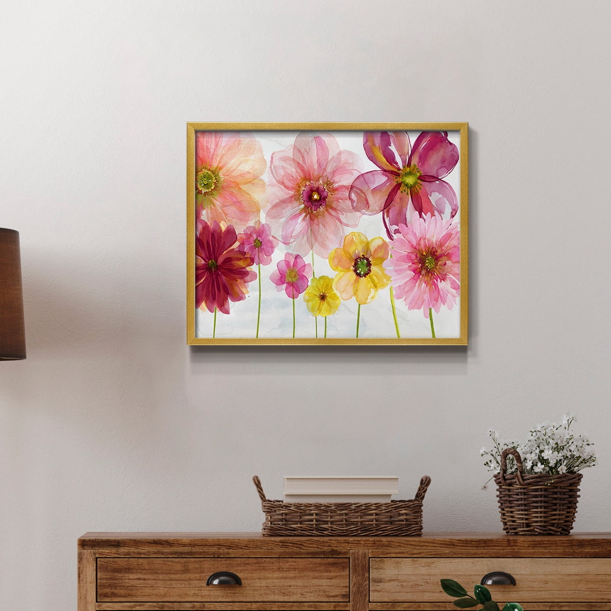 Pop Of Spring by Carol Robinson - Restickable Framed Giclée Print