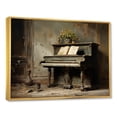 thumbnail image 2 of Designart "Nostalgia Of Vintage Piano Keys II" Music Floater Framed Canvas Prints, 2 of 5