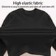thumbnail image 4 of Guardurnaity Ropa interior térmica para niños y niñas, ropa de dormir gruesa, camisetas de Color sólido, ropa de casa y agradable a la piel de manga Ropa interior Negro, Altura 110-120cm 120 Guardurnaity AP013637-05, 4 of 6