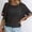 #0403Black, variant on Taylonsss Womens Crochet Tops Flower Hollow Out Cover Up Short Sleeve Knit Pullover Sweater Summer Beach Cover Up