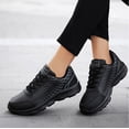 thumbnail image 5 of AUDeals Women's Orthopedic Walking Shoes, Slip On Sneakers with Arch Support for Swollen Feet and Daily Pain Relief (Black, 6.5), 5 of 6