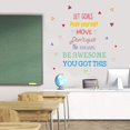 thumbnail image 1 of Iarttop Calcomanías De Pared Con Cita Inspiradora Y Colorida, Calcomanías Para El Aula Para Niños, Calcomanías Motivacionales Con Texto En Inglés "You Got This Be Awesome", Para Decoración De Sala De, 1 of 5