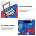 thumbnail image 4 of Bingfone Nautical Animals Luggage Cover Washable Suitcase Cover Protector Anti-scratch Suitcase cover Fits 18-32 Inch Luggage (No luggage included), 4 of 8