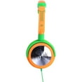 thumbnail image 2 of Idance CRAZY401 Orange & Green Dj Headphones Mic, 2 of 3