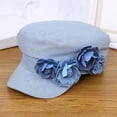 thumbnail image 6 of Flower Hat Girl Cabbie Hat Fashion 2000s Hat Women Sun Hat Girl Photography Hat Casual Headwear, 6 of 9