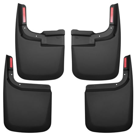 Husky Liners Custom Front/Rear Mud Guards Fit 17-25 F250/F350 No Dually Black
