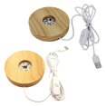 thumbnail image 1 of lionlar 2pcs LED Light Base Display Stand Lamp Crafts USB for Crystals Glass Jewelry, 1 of 9