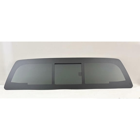 Manual Rear Back Slider Window Back Glass Compatible with Nissan Titan / Titan XD 2016-2025 Models