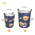 thumbnail image 5 of XMXT Collapsible Laundry Basket, Cute Rainbow Bear Print Waterproof Laundry Hamper, 40L Blue, 5 of 8