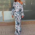 thumbnail image 1 of CAICJ98 Robe Pull pour Femmes Épaules Dénudées Col en V Froncée Robe Maxi Fendue Formelle Soirée Club Maxi Robes Gris m, 1 of 4