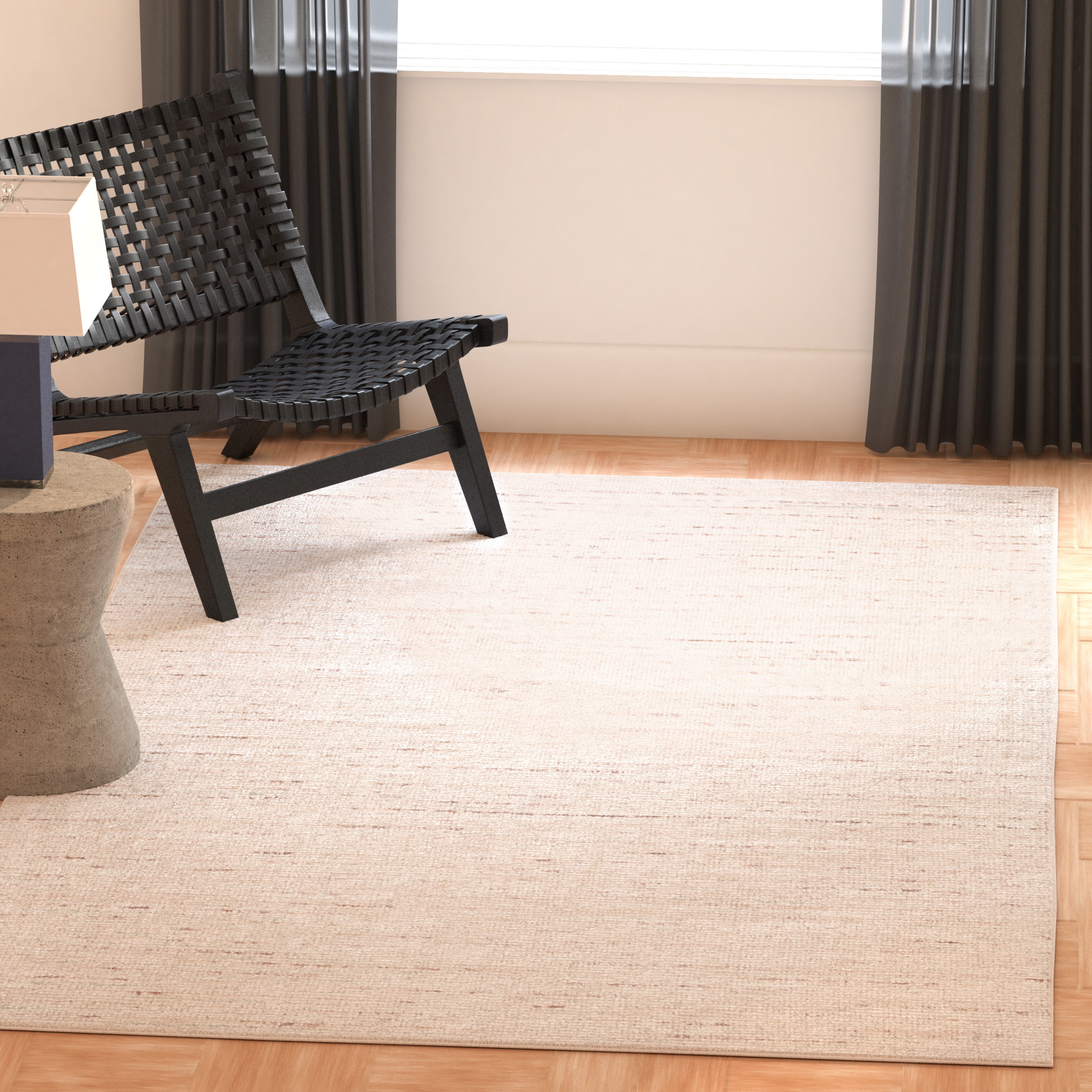 Safavieh Abstract Delia Distressed Wool Area Rug, Ivory/Brown, 8' x 10'