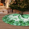 thumbnail image 6 of Saint Patrick''s Day Clover Cute Green 36 Inch Christmas Tree Skirt Carpet Mat Funny Party Decor Supplies for Xmas Halloween Decorations Occasion, 6 of 6