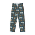 thumbnail image 6 of Daiia Miniature Ship In Bottle Men's Sleep Pant with Pockets and Drawstring,Pajama Pants-X-Large, 6 of 9