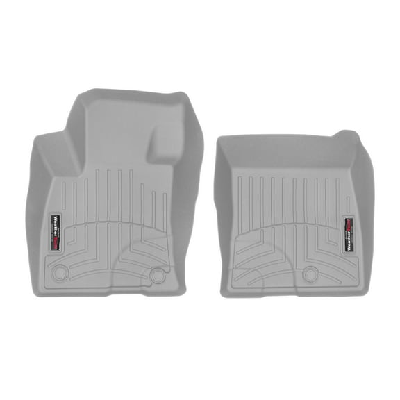 WeatherTech Custom Fit FloorLiners compatible with 2021-2021 Ford Escape - 1st Row (Driver & Passenger), Grey