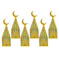 thumbnail image 4 of 6 cajas de dulces Eid Mubarak, decoración portátil para el hogar, regalo de Chocolate y Amarillo, 4 of 8