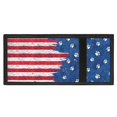 thumbnail image 4 of Psesaysky Kids Trifold Wallet American Flag Paw Print Decoration Portable Kids Trifold Purse for Sports, Polyester Foldable Trifold Card Wallet, 4 of 6