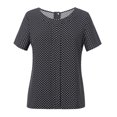 thumbnail image 1 of Brook Taverner - Camisa de manga corta modelo Verona para mujer (Negro/Blanco) Brook Taverner UTRW5380_blackwhite, 1 of 1