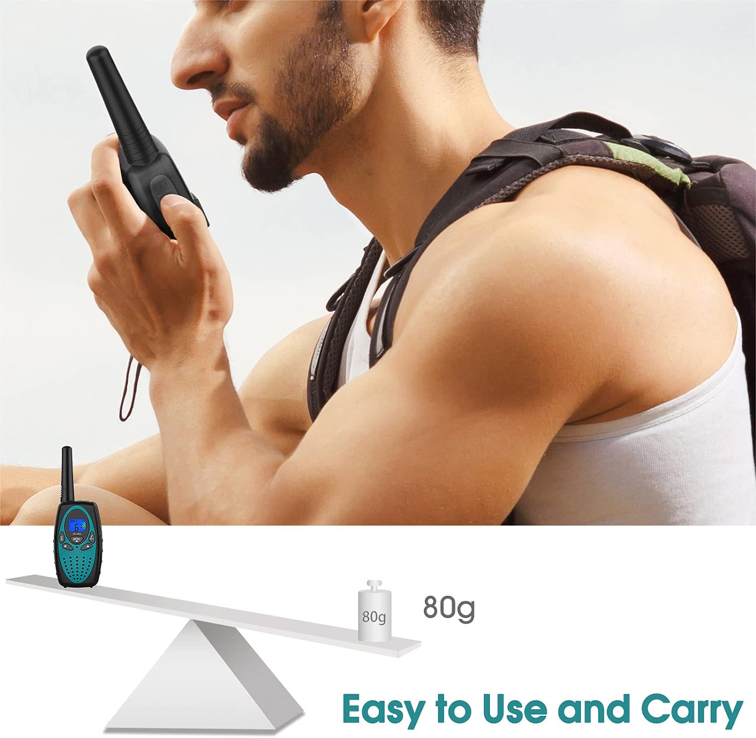 WisHouse M880 FRS Walkie Talkie 2-Pack photo 6