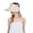 Beige, variant on Fesfesfes Sun Visor Hats Women Large Brim Lace Band Summer UV Protection Beach Cap Outdoor Vacation Sun Visors