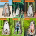 thumbnail image 6 of GVDV Portable Pop up Privacy Shower Tent Spacious Changing Room for Camping Hiking Beach Toilet Shower Bathroom, 6 of 6
