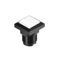 thumbnail image 4 of Juego de botón pulsador 34x34 cuadrado 12V interruptor pulsador iluminado LED con microinterruptor para juegos de video de arcade blanco 5 piezas, 4 of 5
