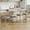 gold, variant on Set of 4 Metal Frame Bar Stools with X-Shaped Backrest and Footrest, Thick PU Padded Seat, 22" Seat Height for Kitchen Island Breakfast Bar Dining Table, 300 lbs Capacity, Available in Gold and Brown