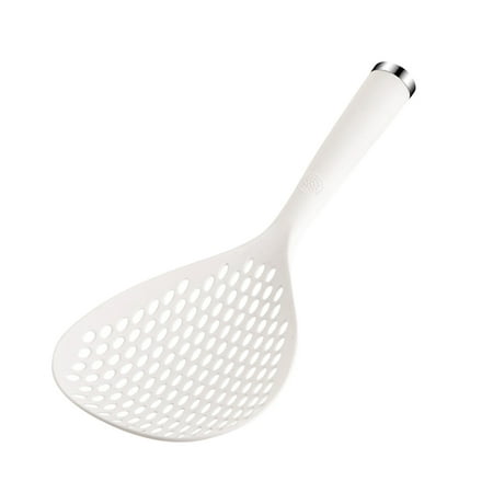

Dezsed Can Stand Large Fish Noodle Spoon Plastic Large Colander Resistant To High Temperature Long Handle Dumpling Fish Spoon Kitchen Filter Spoon on Clearance White