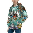 thumbnail image 2 of Cuphead Teenager Hoodies Shirt Zipper Sweatshirts Hooded Hoody Clothes Coat For Boys Girls, 2 of 7
