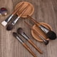 thumbnail image 3 of Juego profesional de 14 brochas para cejas de maquillaje de bambú, veganas y libres de crueldad animal, sombra de ojos, cejas, delineador de ojos, mezcla, base, mezcla, rubor, brochas Kabuki en polvo LingWen 9024736129829, 3 of 5
