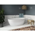 thumbnail image 4 of Sterling 96130 Unwind 67" Free Standing Acrylic Soaking Tub - Non Slip White, 4 of 6