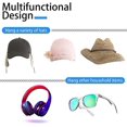 thumbnail image 5 of Perchero adhesivo montado en la pared para sombreros, colgador para sombreros de béisbol, ganchos para sombreros, caja de almacenamiento multifuncional para sombreros, fácil de usar, para colgar en la pared oso de fresa Electrónica, 5 of 5