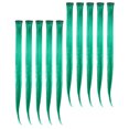 thumbnail image 3 of Shisuyan Girl Hair Extensions Green High Temperature Silk 10Pcs 23In, 3 of 8