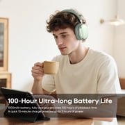 Srhythm Nicecomfort 95 Hybrid Noise Cancelling Headphone Wireless, Bluetooth 6.0 Wireless Headphones with Transparency Mode, ENC, HD Sound