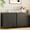Black, variant on FANRAL Nightstand Set of 2,3 Large Drawer,29.5" Tall Night Stand,27.5" Wide Side Table,Wood Bedside Table Modern End Table,Small Wide Dresser for Bedroom,White Nightstand