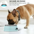 thumbnail image 2 of Dog Water Bowl, Dog Bowl No Spill Dog Food Water Bowl Slow Water Feeder, Spill Proof Pet Water Dispenser Vehicle Carried Travel Water Bowl for Small Medium Dogs and Cats, 25oz/750ML, Blue, 2 of 8