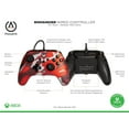 thumbnail image 4 of PowerA Enhanced Wired Controller for Xbox - Metallic Red Camo; gamepad, wired video game controller, gaming controller, Xbox Series X|S, 4 of 6