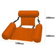 thumbnail image 4 of Cama Flotante Piscina Inflable Water Longue con Respaldo (Azul Oscuro), 4 of 7