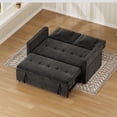 thumbnail image 3 of Jopath 3 in 1 Convertible Sofa Bed,Sleeper Sofa with Pull Out Bed,Loveseat Couch with Adjsutable Backrest for Living Room,Apartment,Black, 3 of 7