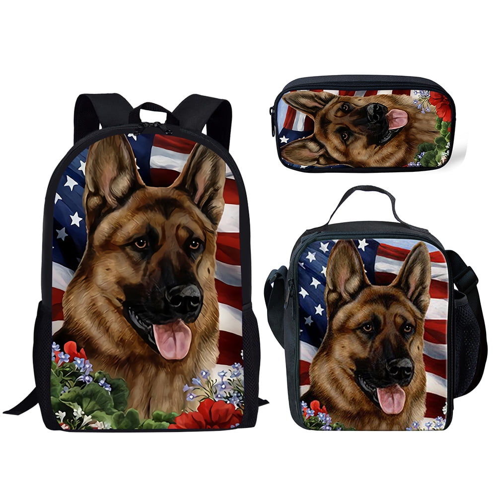 German shepherd sale school backpack