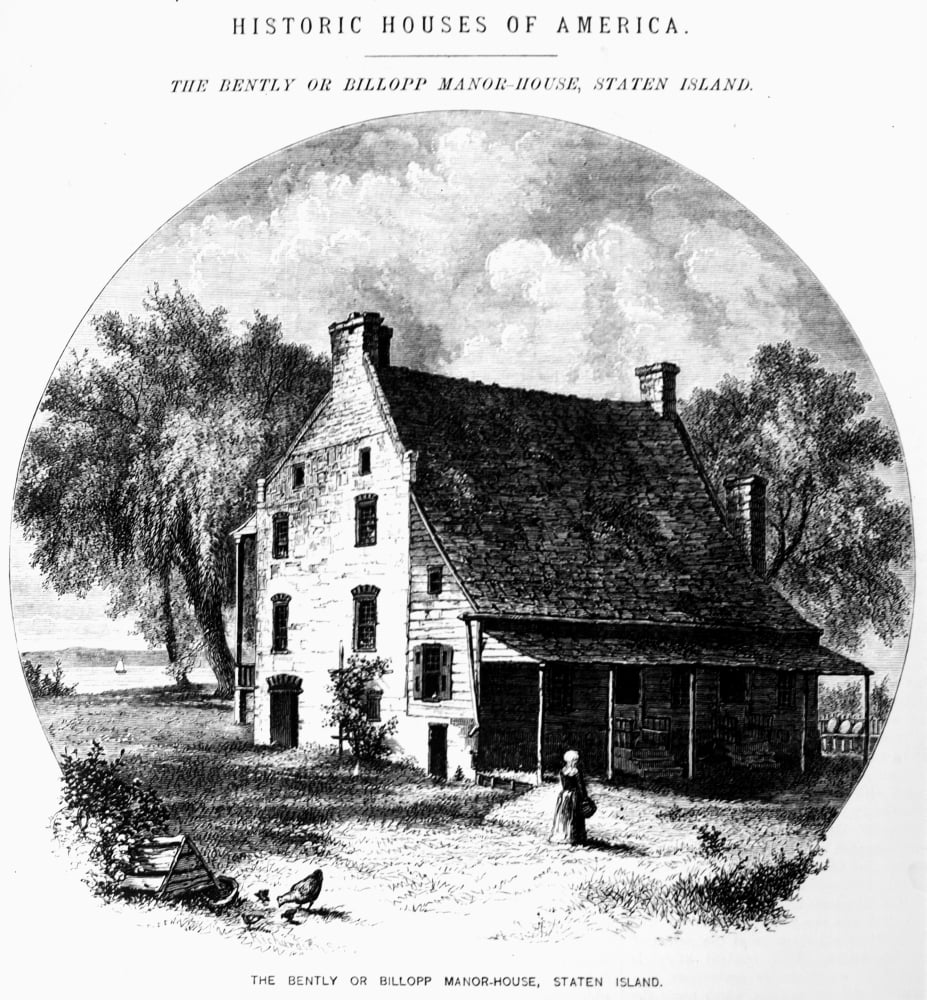 Staten Island Manor Nthe Bentley Manor Built Before 1680 Near The